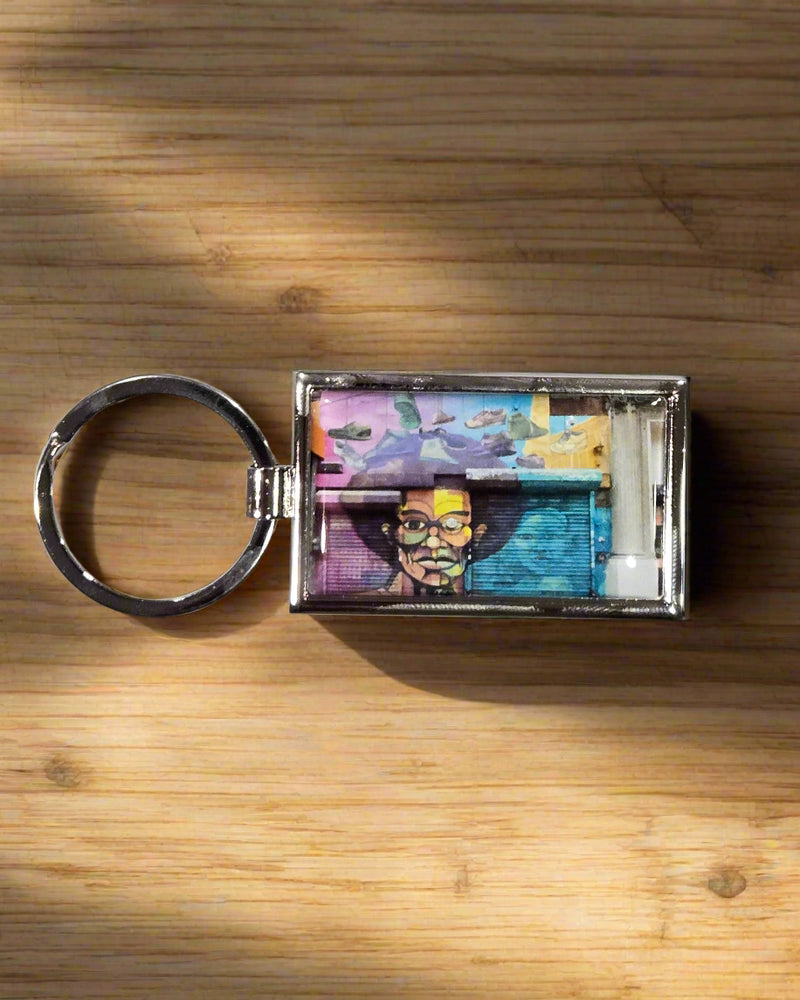Man Mural Keychain