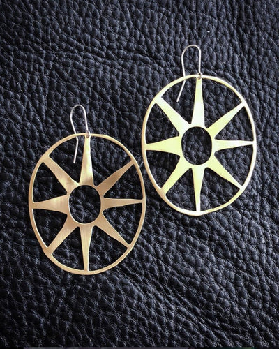 Golden Sun Earrings