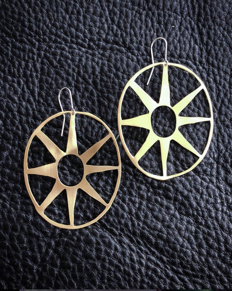 Golden Sun Earrings