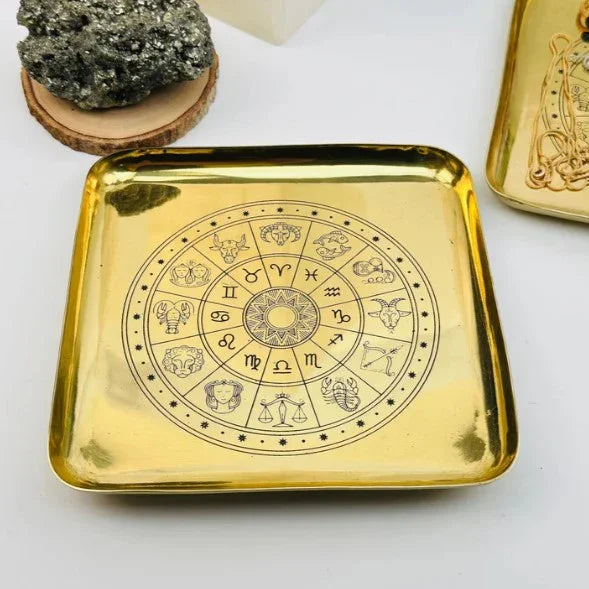 Brass Zodiac Tray
