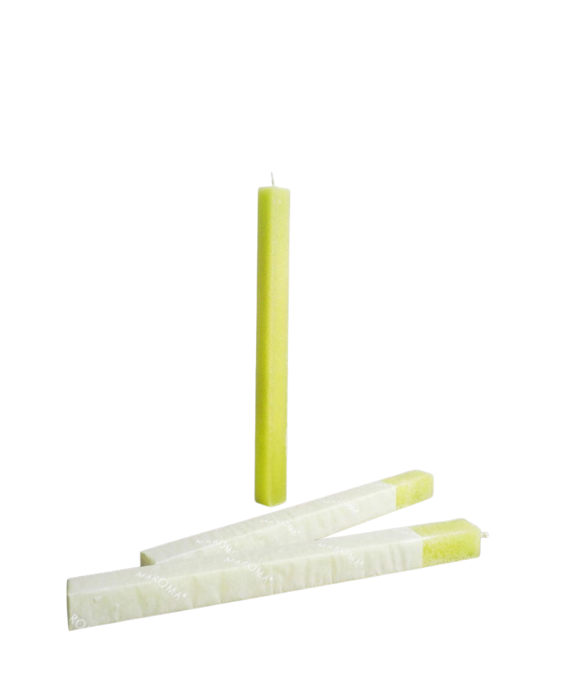 Square lemongrass Taper Candle