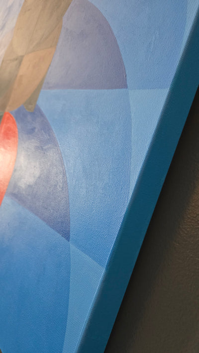 Blue Realms, Acrylic on Canvas