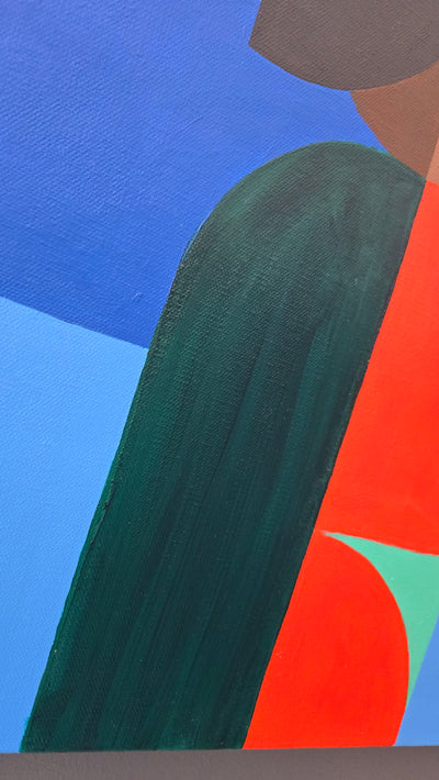 Blue Realms, Acrylic on Canvas