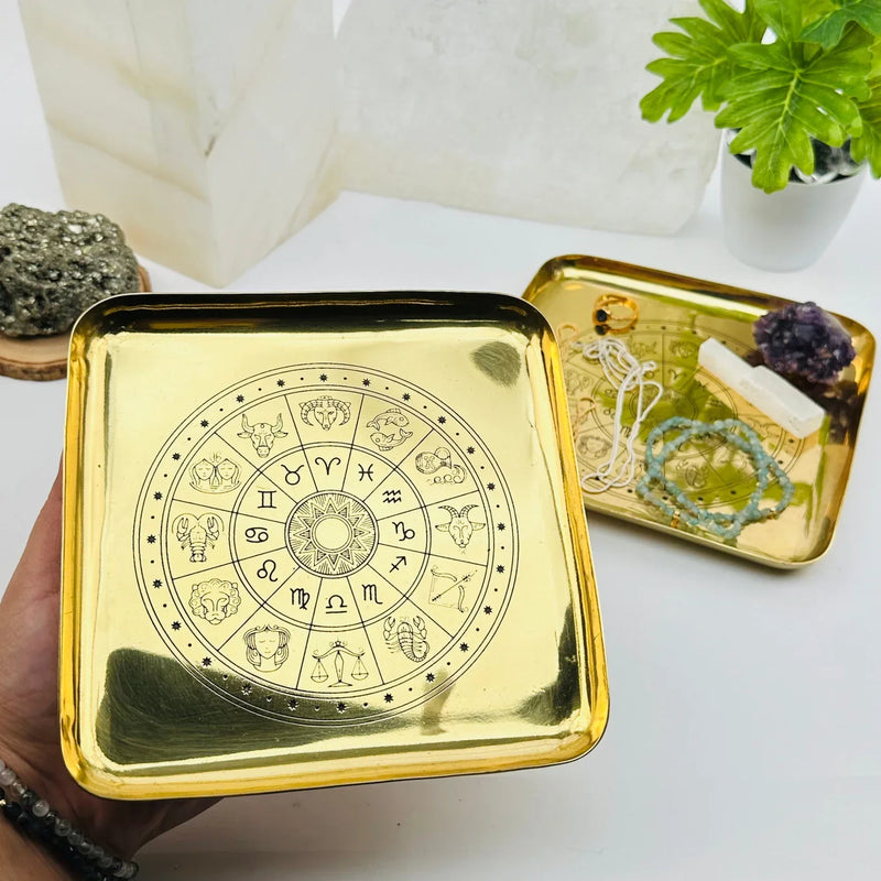Brass Zodiac Tray
