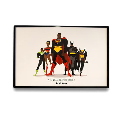 The Justice League Framed Print | NiLu.