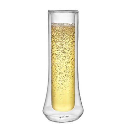 Cosmo Champagne Glass -  (2 pc) Dbl. wall glass
