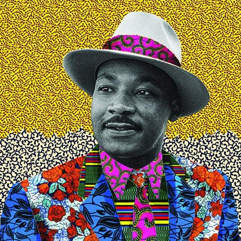 Martin Luther King Limited Edition 8x10 Digital Collage | NiLu.