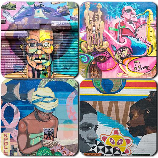 Harlem Mural Coasters | NiLu.