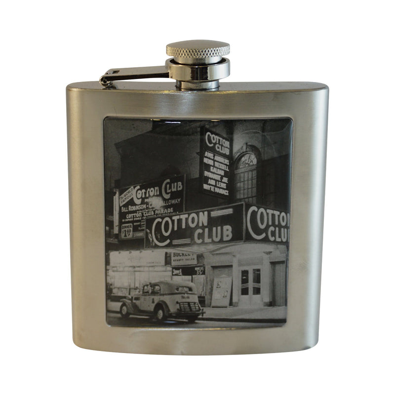 NiLu Stainless Steel Flask (6 oz. ) Cotton Club | NiLu.